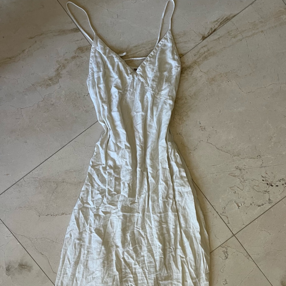 free people maxi dress in cream